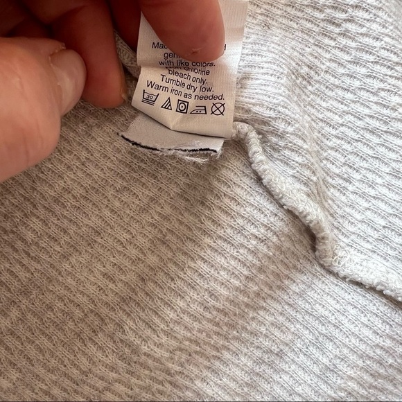 Madewell grey -neck sweater - Picture 5 of 6